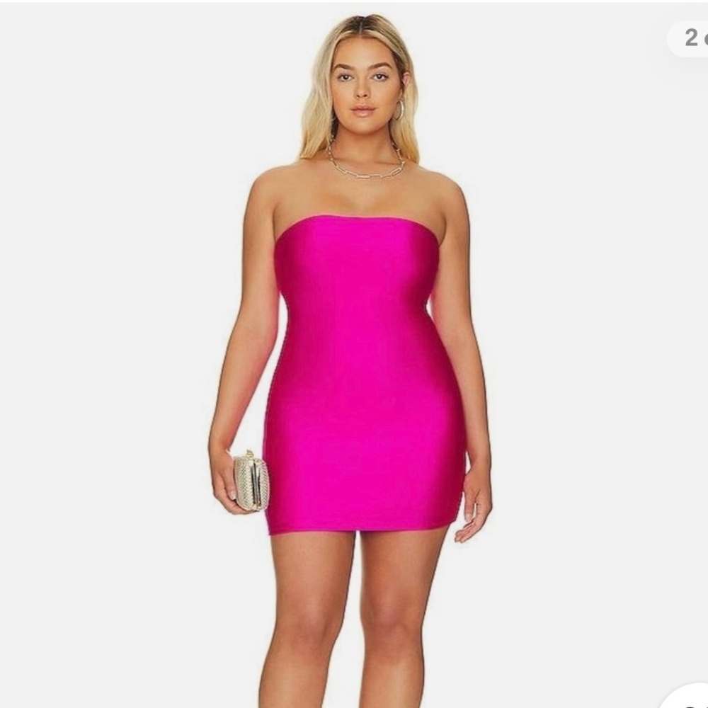 Good American Pink Mini Dress
